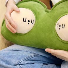 豌豆荚抱枕