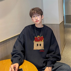 ！圆领卫衣男装港风长袖T恤男外套男WY182-P28，男装卫衣，电商B367