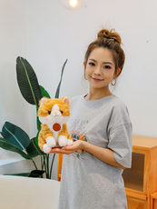 顶新玩具 坐姿大脸猫咪