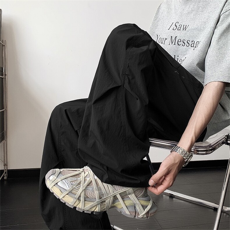 速干裤男夏季薄款宽松直筒休闲裤子潮牌美式青少年工装裤XA237，男装工装外套，星座208-5