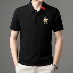 AC20539钱塘2020-3夏季男士精品短袖翻领全棉休闲T恤精品P53图片