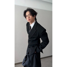 C316XZ5120P98春装新款黑色西服时尚黑色修身个性西装休闲，男装西服套装，电商C316