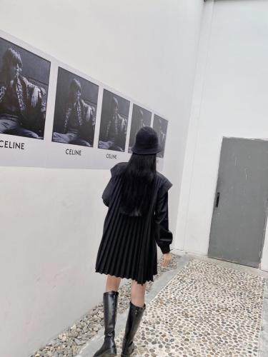 春款重工百褶，连衣裙，女装连衣裙，名莹