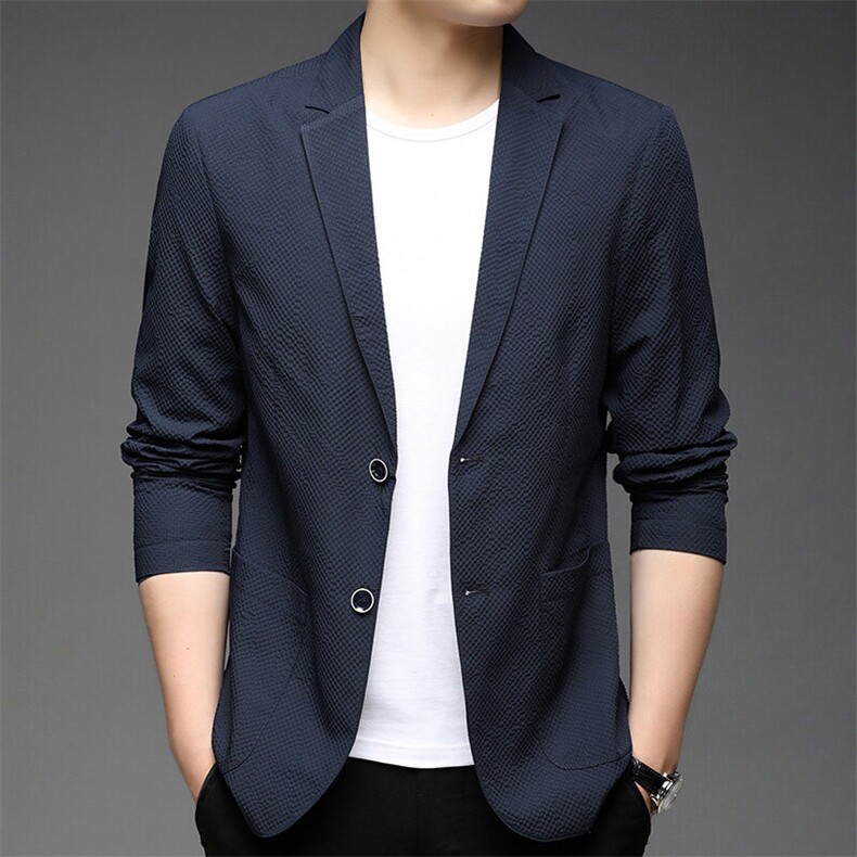 春秋款男士休闲商务西服外套单西男装,男装西服,钱塘207-1