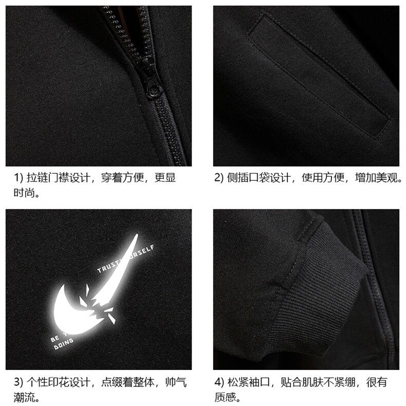 KS21111-P38连帽开衫卫衣男运动外套大码班服砖墙挂拍,男装卫衣,电商A040A