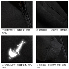 KS21111-P38连帽开衫卫衣男运动外套大码班服砖墙挂拍，男装卫衣，电商A040A