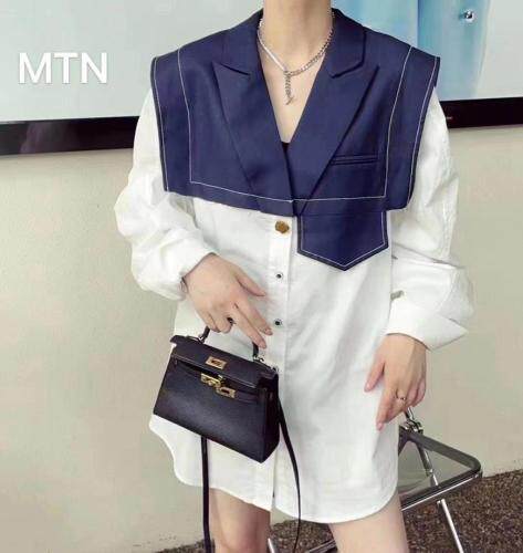 拼色衬衣，其它，麦缇诺