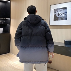 港风防水渐变色冲锋衣棉衣男成分:聚酯纤维MY77095P120控168，男装夹克，星座227-7