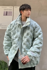 1定制面料棉衣男港风半高领棉服男外套男8707P125控168，男装棉衣，星座226-2