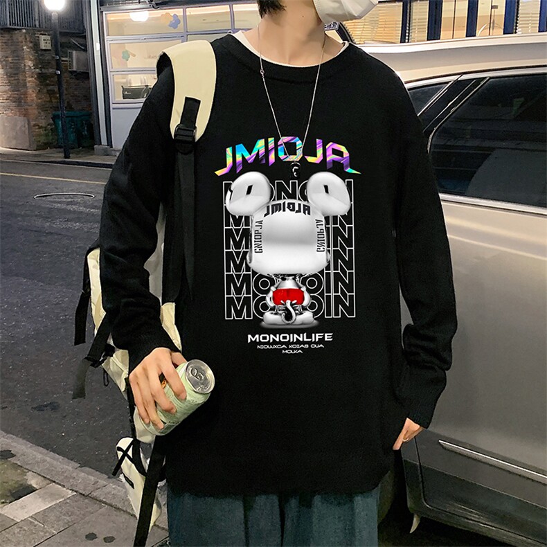 M67214-P45加绒款-P65圆领毛衣男大码针织衫男毛线衣线衫,男装针织衫/毛衣,电商A040