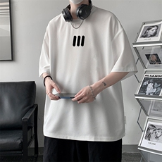 华夫格t恤男短袖男大码五分袖大皂风HT73436-P22，男装T恤，电商A040