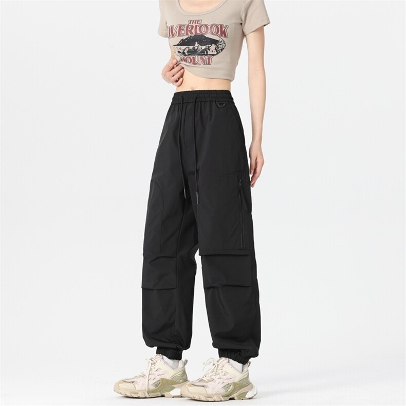 户外美式机能工装裤女夏季冲锋裤宽松直筒休闲裤A406 K3507 特P48图片