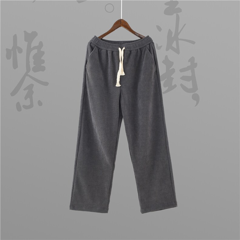 2022新款休闲男裤子男潮直筒宽松男裤秋冬长裤男K999P33,男装休闲裤,星座1115-1