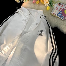 特批毛毯时尚连帽字母印花条纹夹克A247-TPJK5027特批45，男装夹克，电商A247