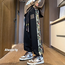 2025HK23478改长秋季新款内景小熊卫裤M-5XHK23618-特P30，男装休闲裤，电商A022