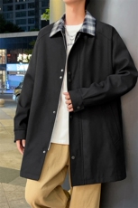 秋季现货大码宽松休闲外套8569-P80控169大码元，男装风衣，星座209