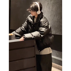 复古短款pu皮棉服男冬季棉衣外套MY258P80直播，男装棉衣，星座1904A