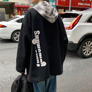 主推新款夹克假两件连帽百搭M外套G111,男装夹克,电商A132（原电商B245）