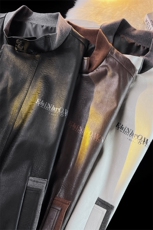 平铺肩膀民族风大码M-5XL夹克男情侣皮衣男女外套JK8756P110控149，男装民族服装，星座227-7