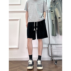 A178男女同款冰丝速干短裤休闲夏季外穿宽松休闲裤DK161-P28，男装休闲裤，电商A178