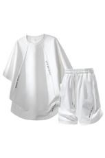 【现货】夏季潮牌青少年短袖t恤短裤套装TZ888118特P45控88，男装牛仔裤，电商A309