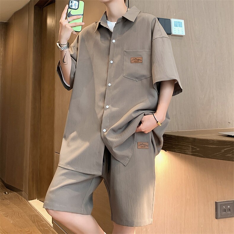 夏季青少年套装运动休闲短裤衬衫男女主推款TZ301P65,男装牛仔裤,星座201-2