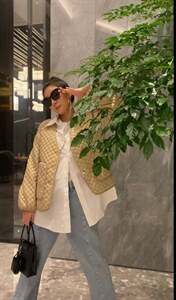 格子小衣，女装棉衣/棉服，依姿黛