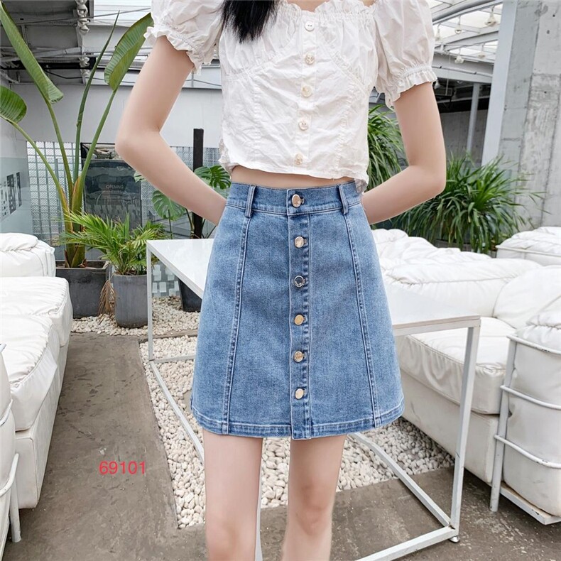 牛仔半裙超显瘦，女装半身裙，艺尚丽人