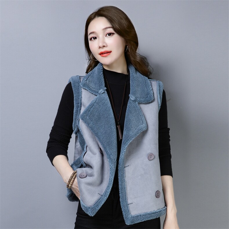 2020年冬季马夹纯色无袖修身常规时尚潮流个性百搭，女装马夹，小林双子