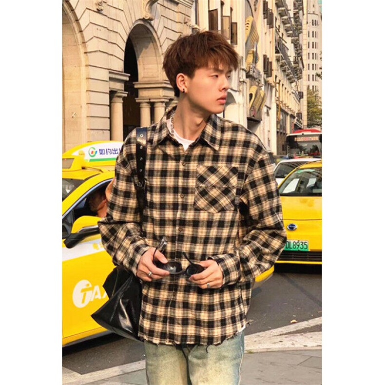港风穿搭格子衬衫女春季新款小众设计上衣外套CK381，男装夹克，星座1116A（原606A-3）