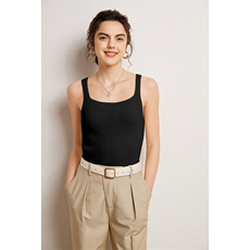 时尚气质显瘦修身百搭背心吊带，女装背心吊带，亿嘉羊绒