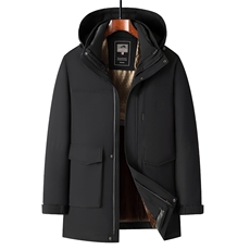 2025高品质连帽羽绒服外套男滑雪服登山服90绒新标，男装羽绒服，星座505-2（原电商A260-1)