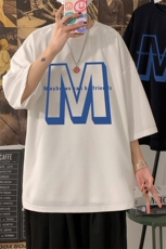 Q11260-P30春夏季七分袖t恤男大码五分袖男短袖中袖，男装T恤，电商A040