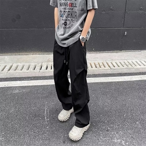 工装裤子男美式降落伞兵潮牌休闲裤解构垂感长裤B848-310B-1 P35图片