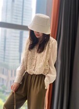 钩花镂空开衫，其它，时代公主