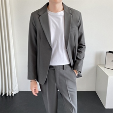 TW89-P110夏季薄款休闲西服两件套装男士时尚青年痞帅西装，男装西服，星座507A（原星座306B-2）
