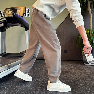 8666男士秋冬款潮牌百搭宽松运动春装男生休闲直筒裤子图片