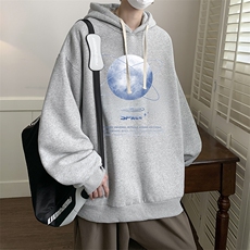 连帽卫衣男大码运动服帽衫外套WY2241-P35加绒款-P40，男装卫衣，电商A040
