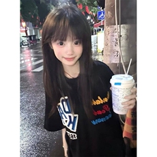 短袖t恤女夏季宽松小众设计感潮牌ins半袖重工上衣服TDC015，男装T恤，星座1116A（原606A-3）