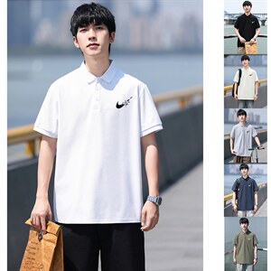 NP01男女休闲印花短袖夏季POLO衫学生团队服文艺TEE恤衫大码简约，男装T恤，星座115A(原星座507）