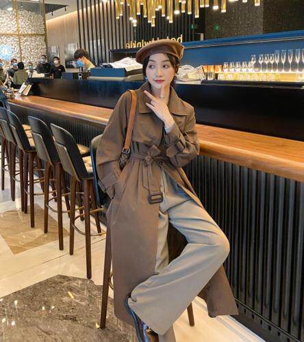 香丽迪秋装新款长款风衣，女装风衣，香丽迪1