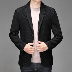 春秋季男士帅气时尚外套青年休闲都市青年西服上衣 QS3205-P175图片