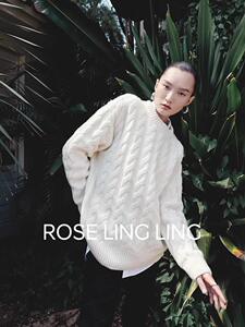 圆领毛衣女秋冬新款时尚纯色简约百搭针织衫图片