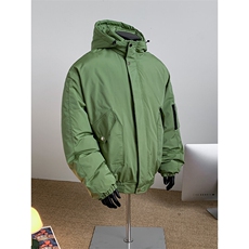 堆堆袖棉衣男冬季新款港风休闲连帽棉服学生面包服MF9006-P95，男装棉衣，星座214-3