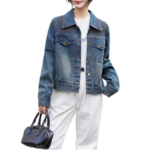 牛仔外套女小个子2025春秋季韩版宽松显瘦休闲气质洋气百搭上衣潮图片