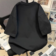 300克得物重磅100纯棉宽松撞色拉链短袖POLO衫T恤男RH5029-特P35，男装T恤，星座610B-1