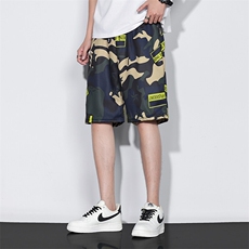 夏季短裤男潮流休闲五分裤宽松沙滩裤速干无差价，男装牛仔裤，星座505-2（原电商A260-1)