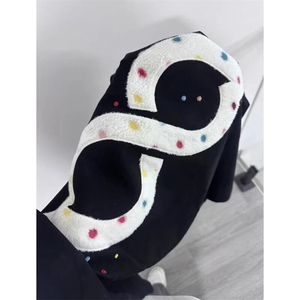 万针全刺绣工艺抖音得物高品质260克重磅纯棉双纱美式高街短袖T恤图片