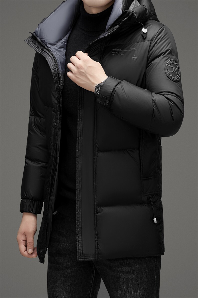 DAJ2307钱塘2020-2时尚新款百搭冬季厚款休闲中年男士羽绒服P280,男装羽绒服,钱塘207-2