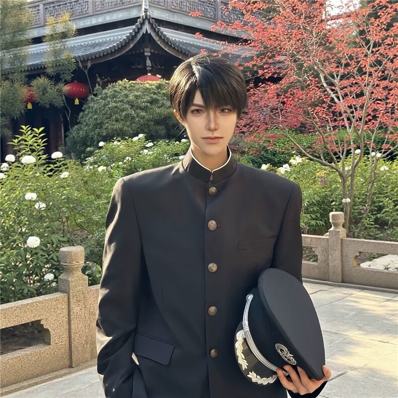 中山装男士青年修身套装中华立领西服装演出服结婚礼服风唐装,男装西服,星座601-1